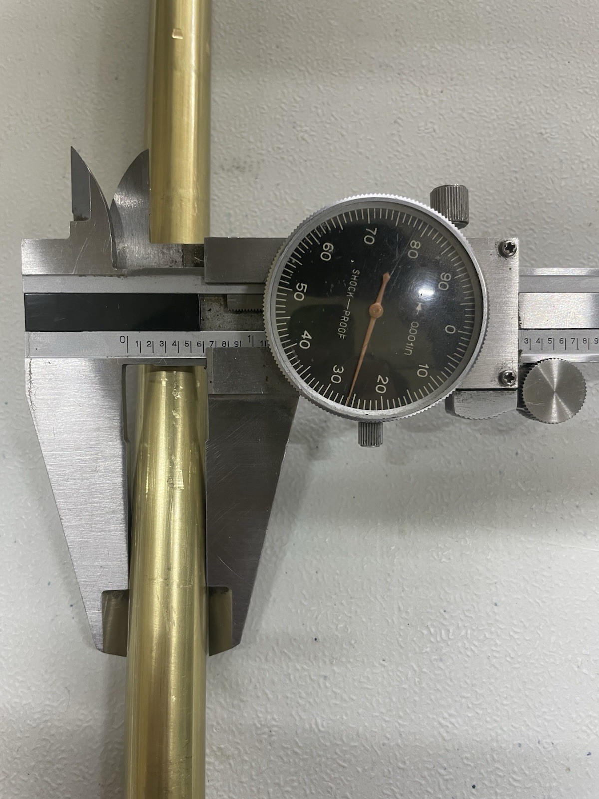 360 Brass Round Rod 5/8 in Diameter x 12 in Length Solid Bar