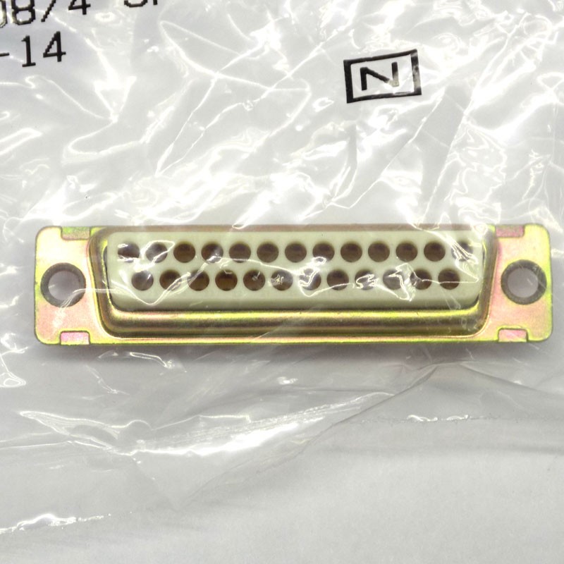 NEW ITT Cannon M24308/4-3F 25-Position Rack & Panel Connector Kit w/ Pins