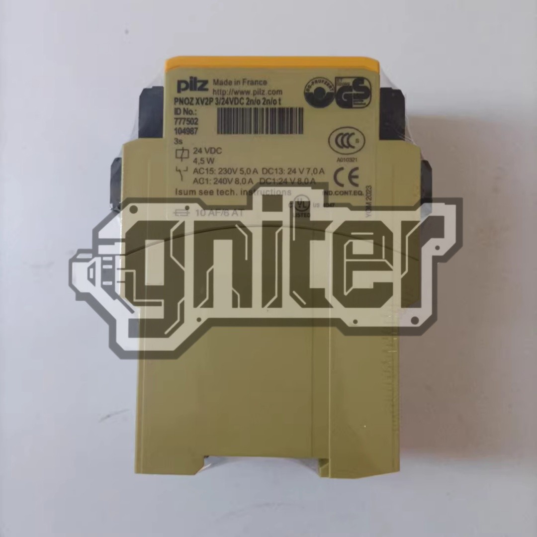 pilz PNOZ XV2P – Safety Relay 3/24VDC 2n/o 2n/o t – 777502