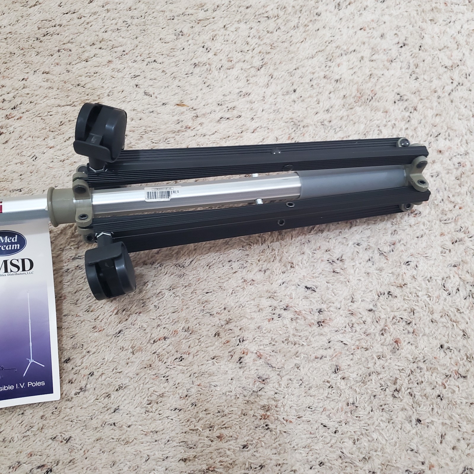 MS391520 Collapsible IV Stand Floor Model with Wheels