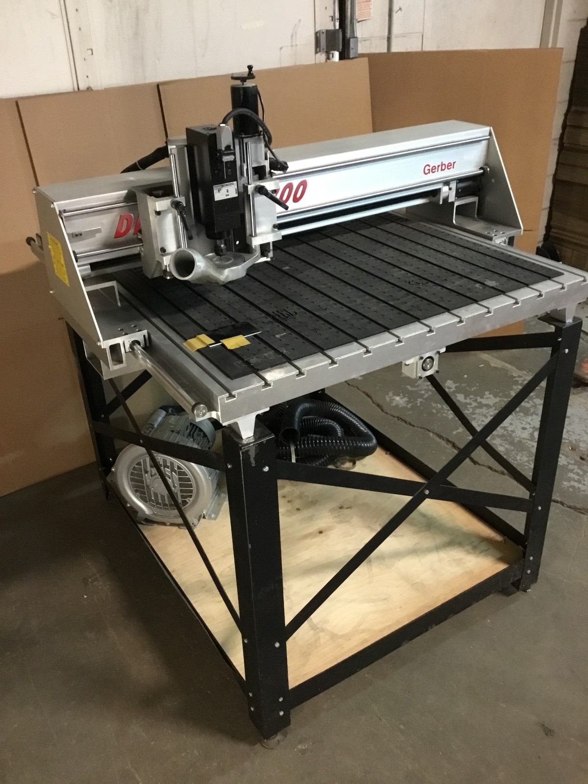 Gerber SR-24 Dimension 200 Engraver CNC Router 41×47 w/accessories & Flat Bed