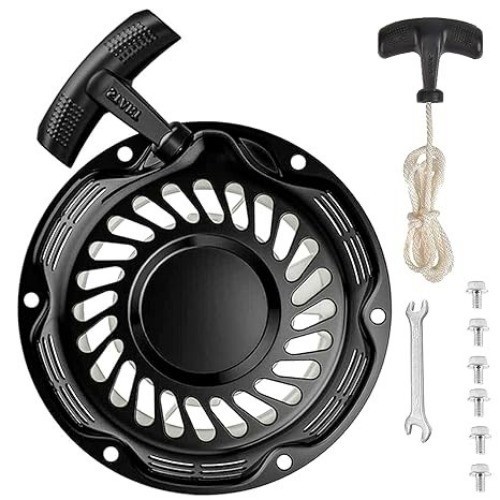 Pull Start Recoil Starter Assembly for 212 Coleman B200R Style: Obsidian Black