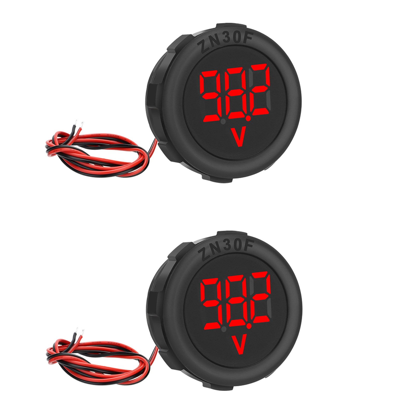 4V-100V Waterproof Car Battery Meter Voltmeter LED Digital Display Voltage Gauge