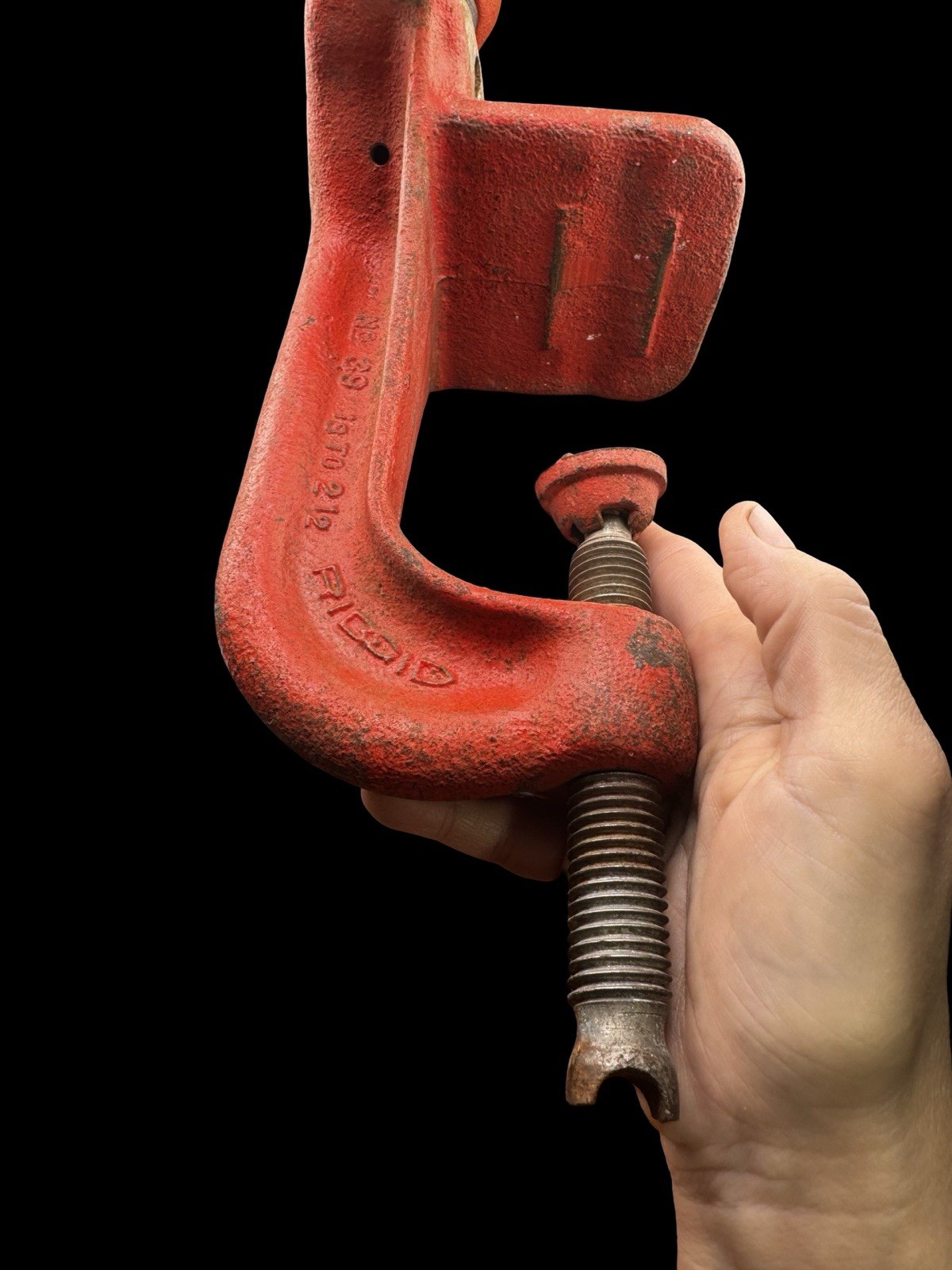 Ridgid No 39 Portable Pipe Vise 1/8″-2 1/2″ Clamp On 40125