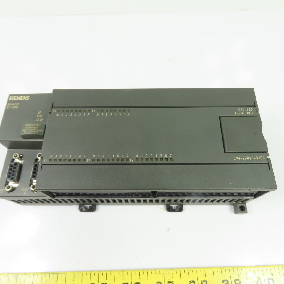 Siemens 6ES7216-2BD21-0XB0 Simatic S7-200 CPU 226 AC/DC/RLY PLC Processor
