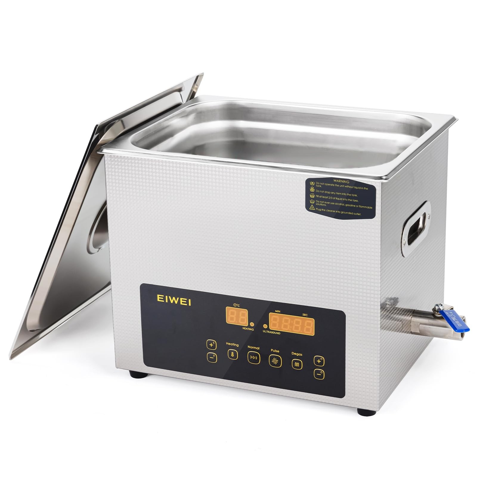 Cleaner 10L Dual Frequency Digital Stainless Steel Heater Timer Ultrasonic EIWEI