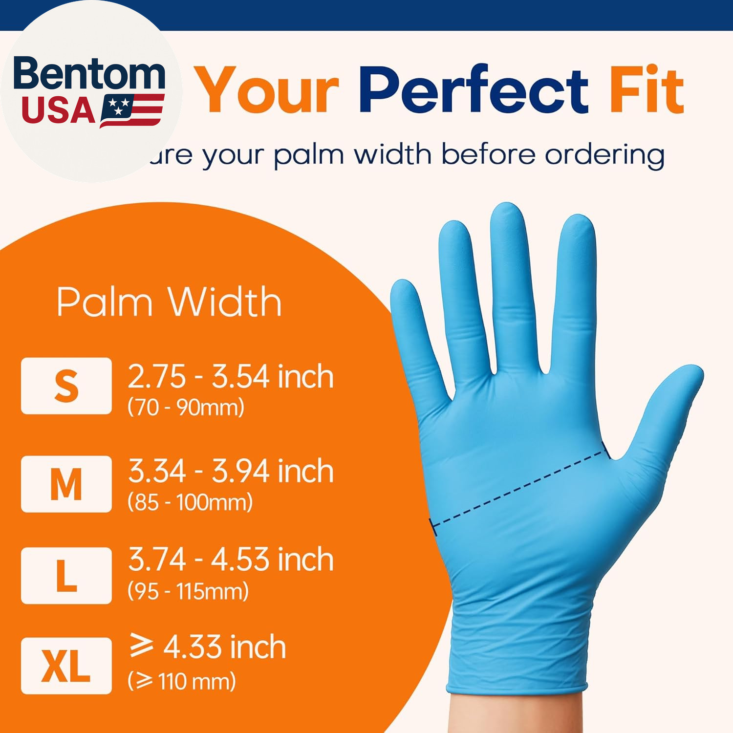 Medical Soft Max™ Nitrile Exam Gloves, 100 Count Latex-Free Powder-Free Non-Ster