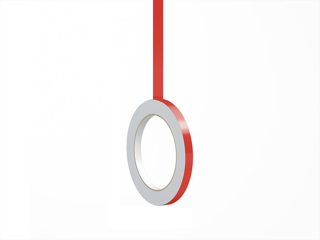 3M 50 Light Red Gloss Vinyl Pinstriping Tape – Vinyl Striping Lines Stickers, St