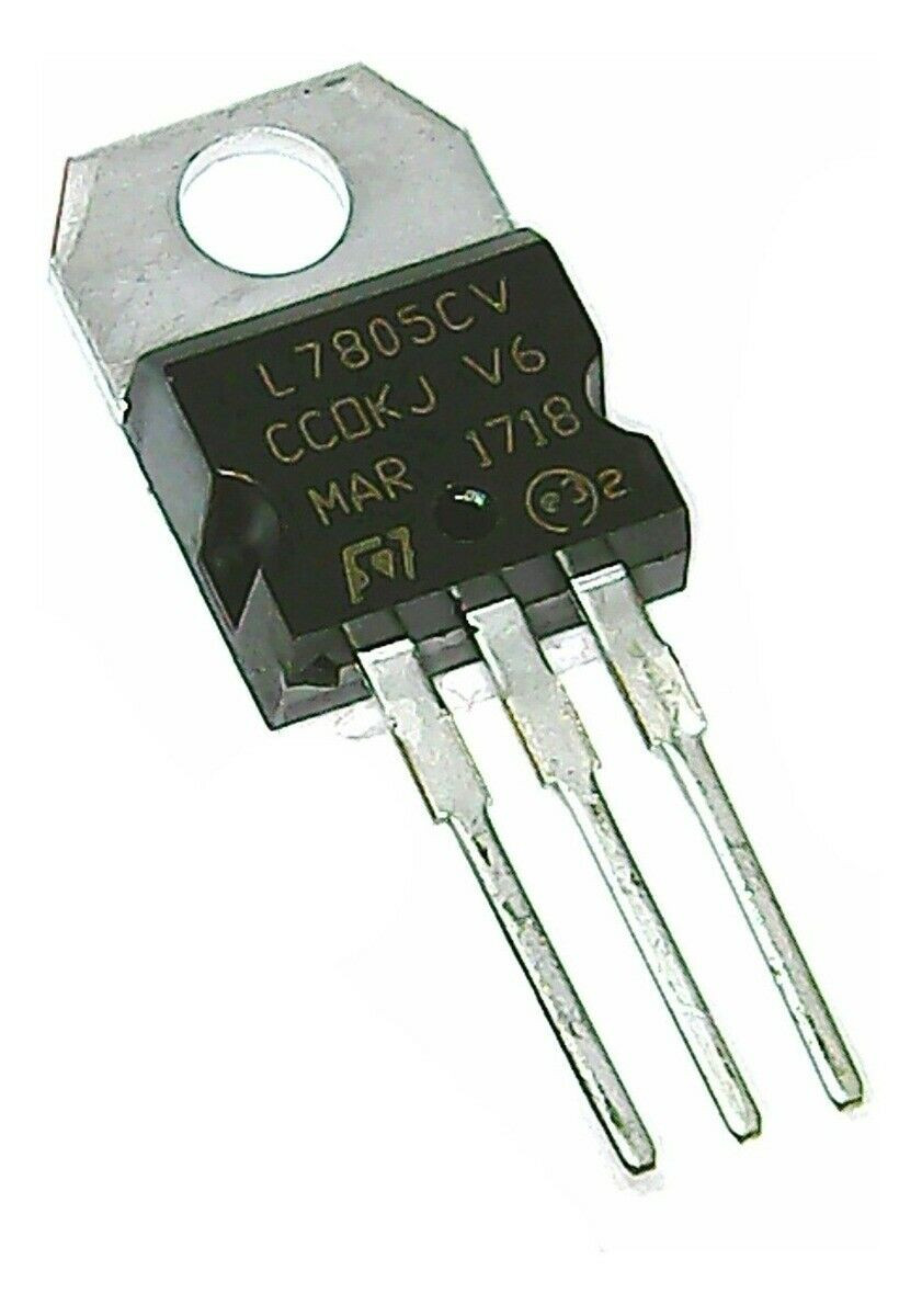 10 Pack L7805CV Voltage Regulator 5V 1.5A TO-220 +10pcs( Capacitor+Resistor+LED