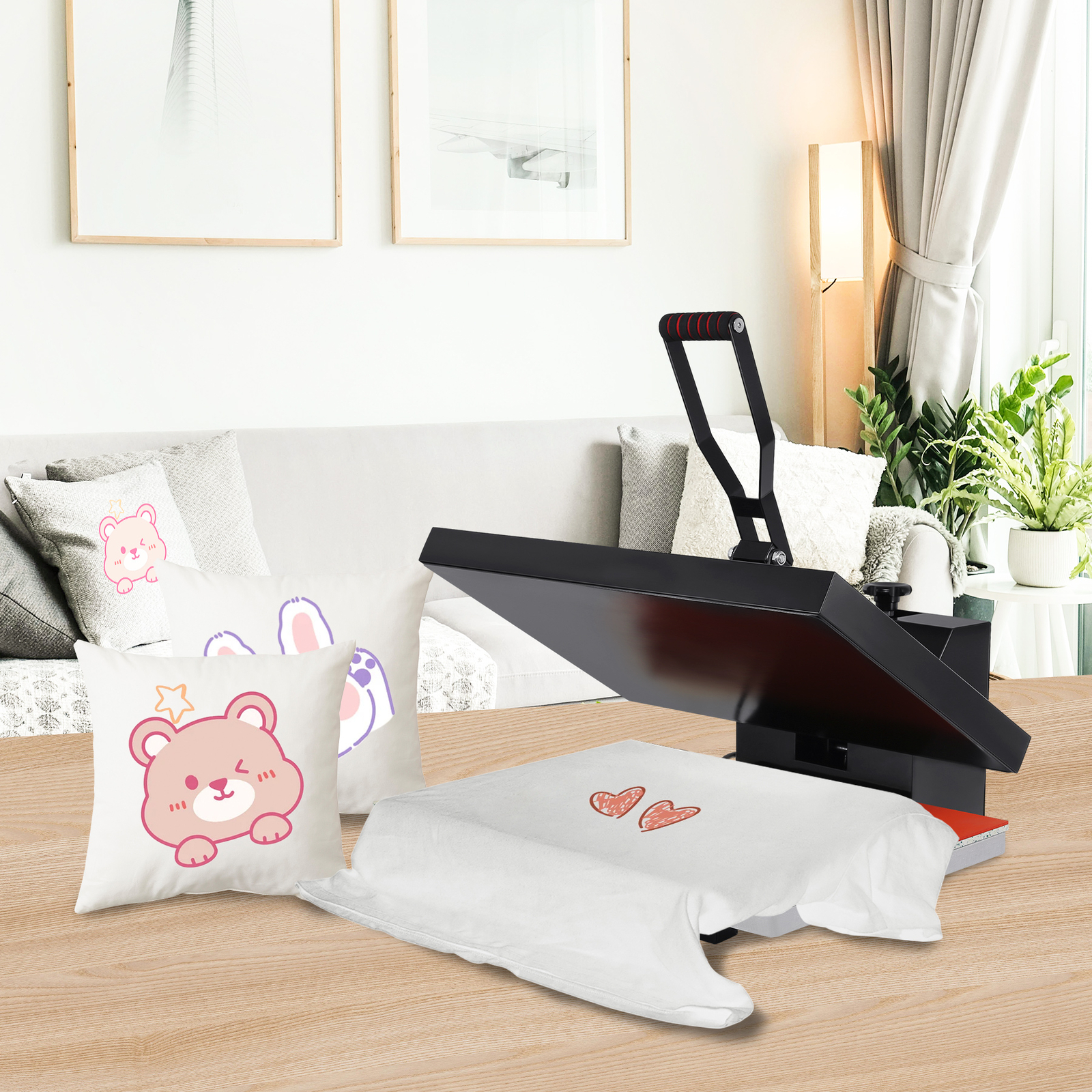 16″x24″ Digital Clamshell Heat Press Transfer T-Shirt Sublimation Press Machine