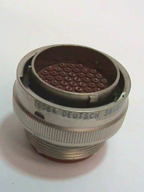 Deutsch Connector Plug NB6GE22-55PYT 38180-22-55PY-1A 7606A NASA Spare NOS