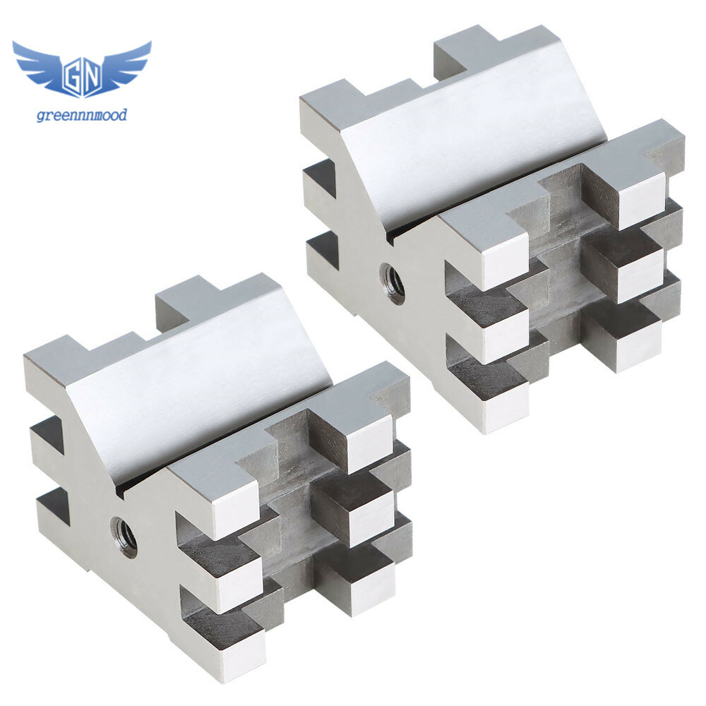 Multi-Use 2-3/8″ x 2-3/4″ x 2″ V-Block and Clamp Set Hardened Steel Precision