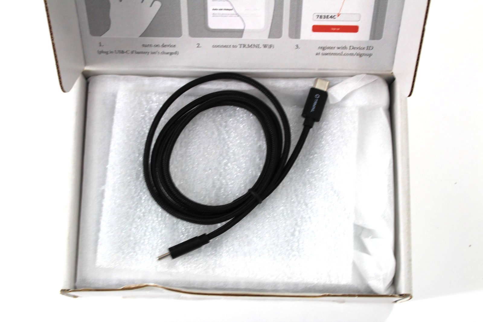 TRMNL OG Black White Translucent in Box