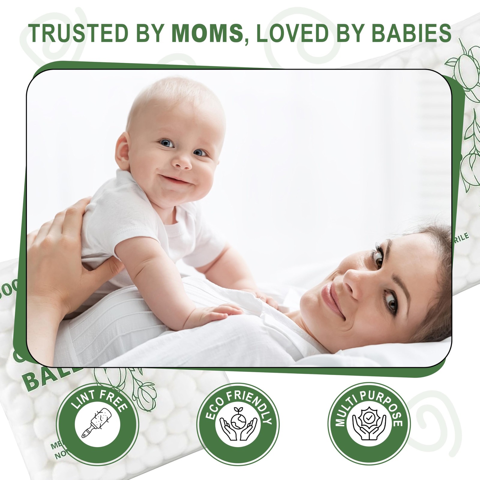 Medium Size Cotton Balls – Soft, Absorbent, Non-Sterile 100% Pure Cotton for …