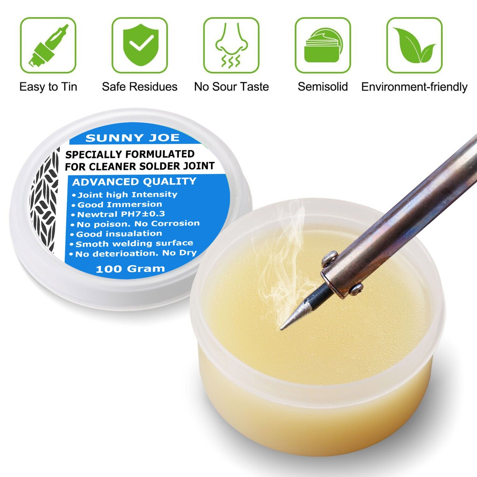100g Soldering Flux Paste Solder Rosin Welding Grease Cream for Phone PCB Board