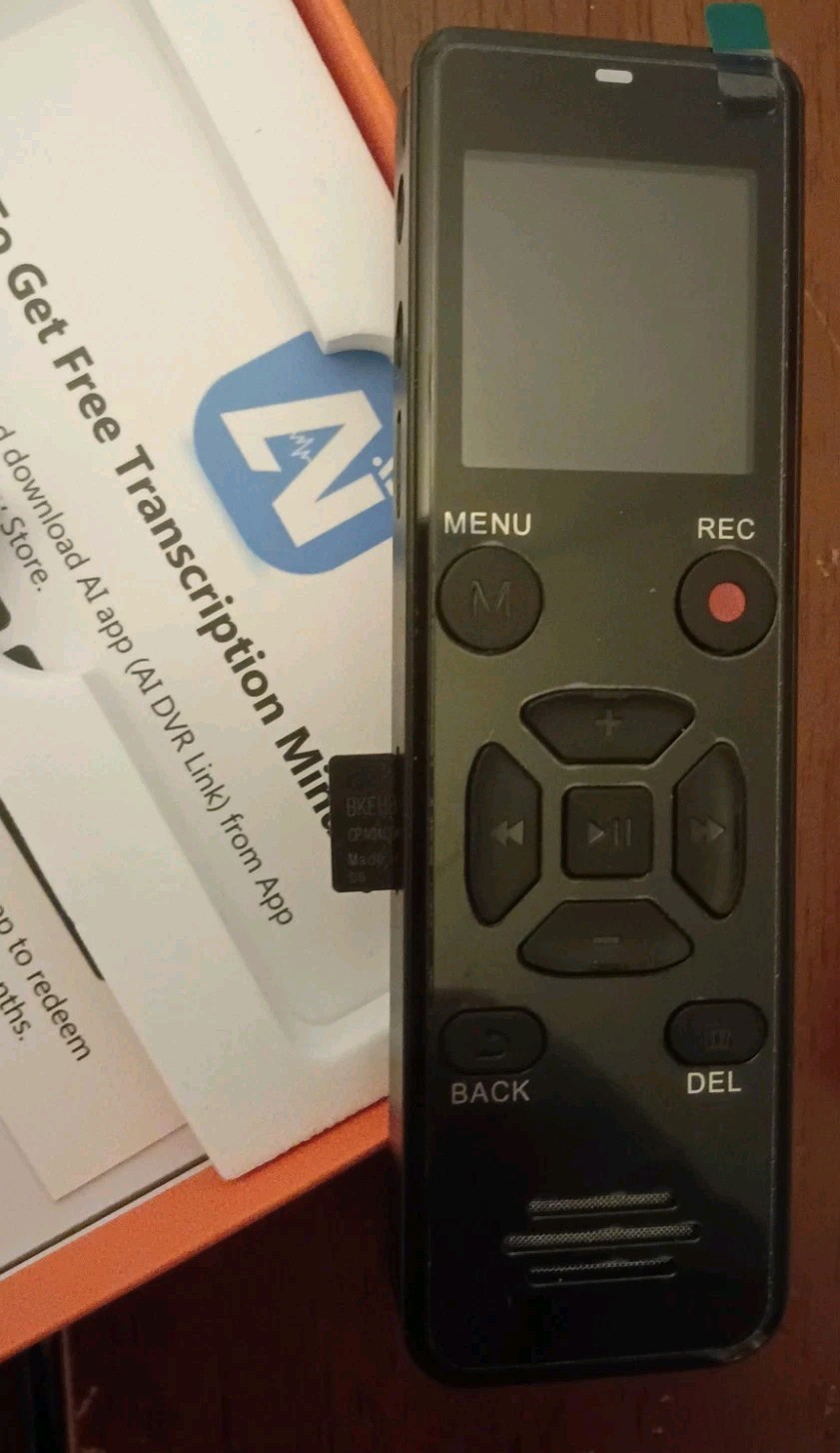 AI Digital Voice Recorder 128GB: AI Transcribe & Summarize Note Taker, Voice Act