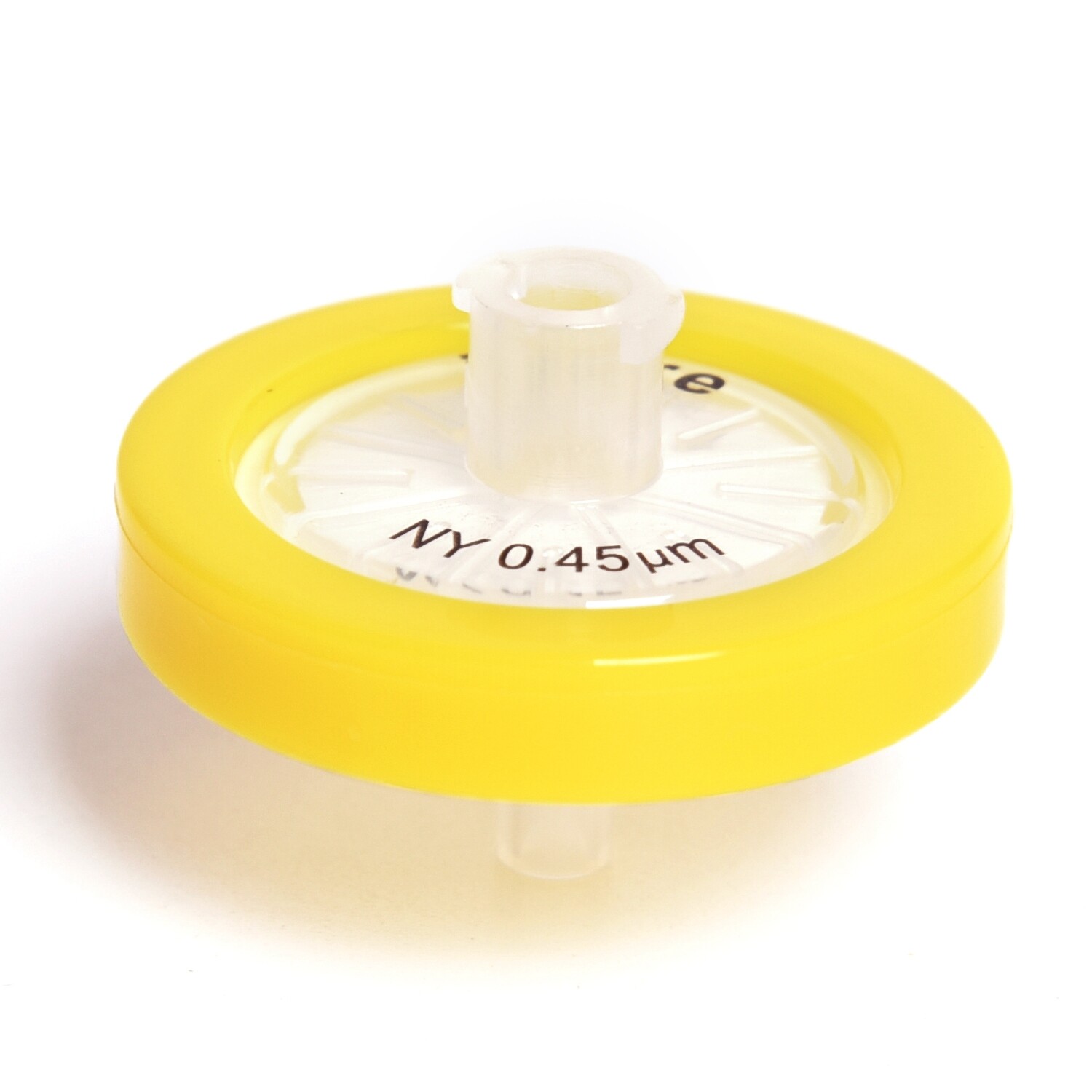 1000pcs Nylon66 Syringe Filters 25mm 0.45μm No Sterile Filtration Disc Yellow NY