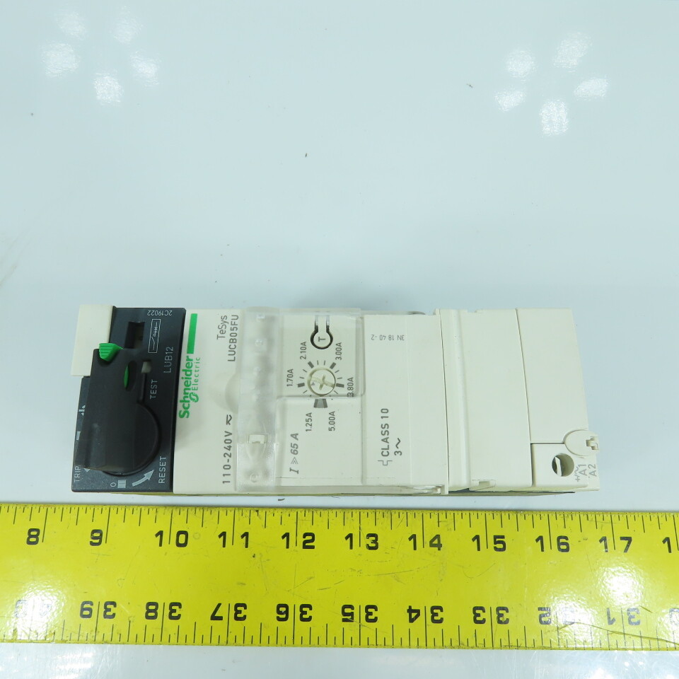 Schneider LUCB05FU Motor Starter Control Unit 1.25-5.0A 2-10HP
