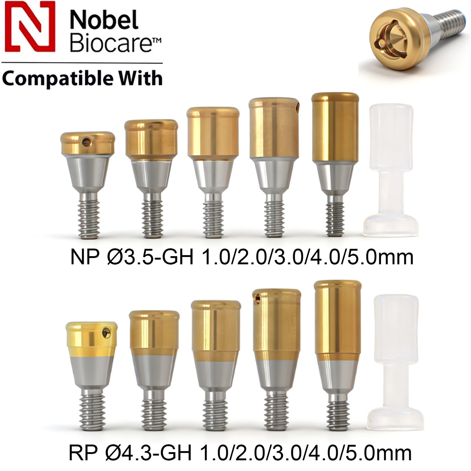 Dental Locator Abutment For Hiossen/Nobel Biocare/Zimmer/Straumann/ITI/Mis/Adin
