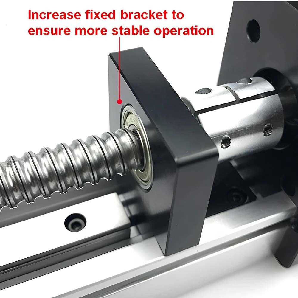Nema23 Precision Linear Actuator Slide table 40KGload ballscrew Integrated Motor