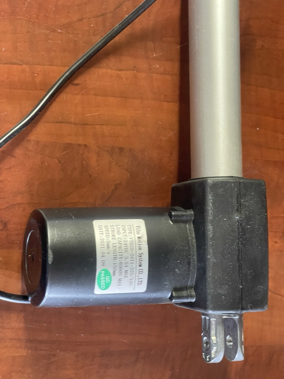 Progressive Automations Electric Linear Actuator Type VT620-2411-325/150