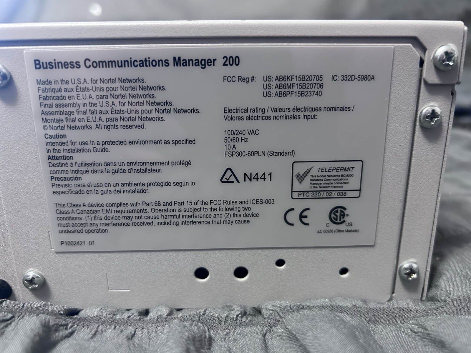 Avaya BCM 450 Business Communication 200 with DSM 32+ BCM450