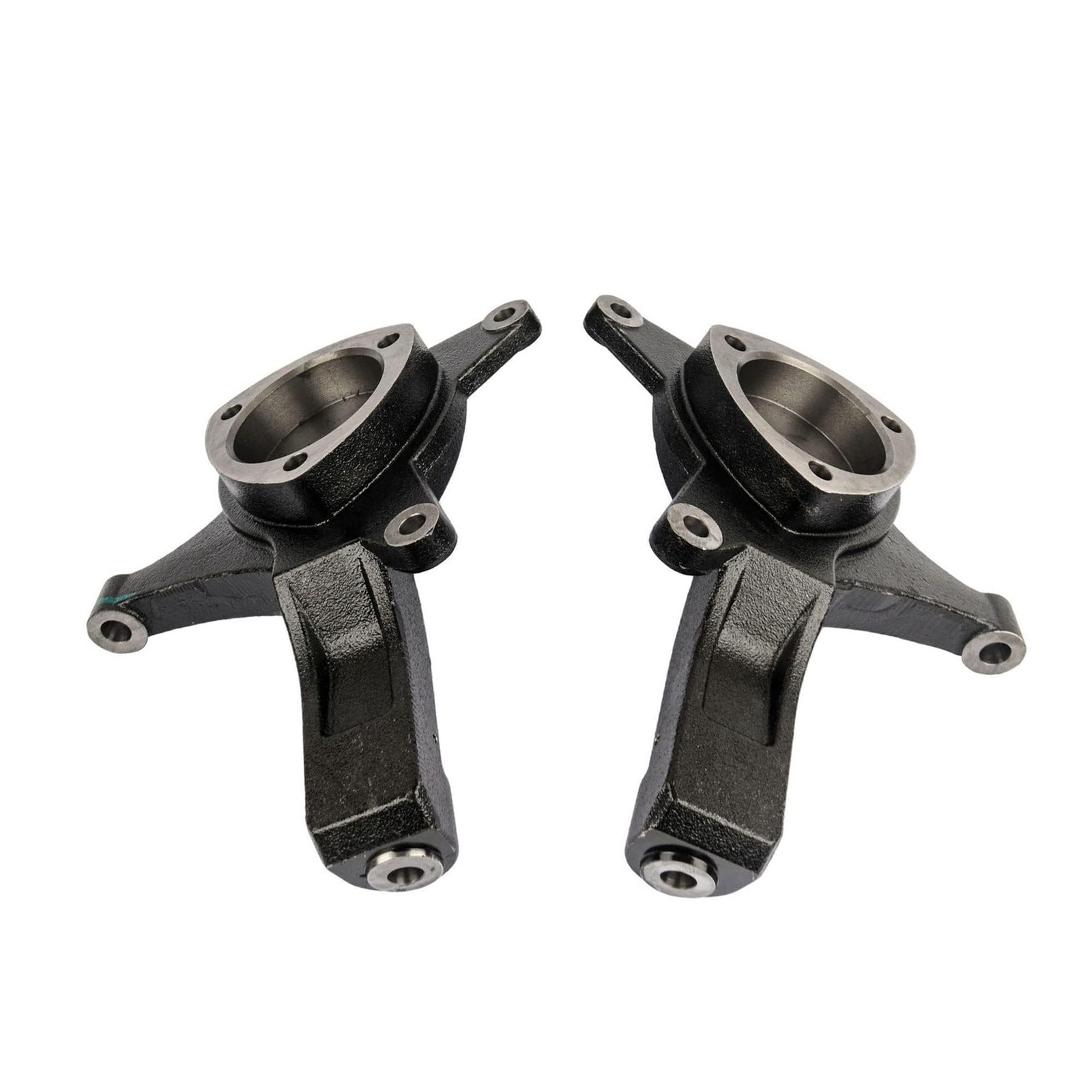 Pair 4.5 Inch Lift Spindles Knuckles 2WD for 07-17 Silverado 1500 Tahoe Suburban
