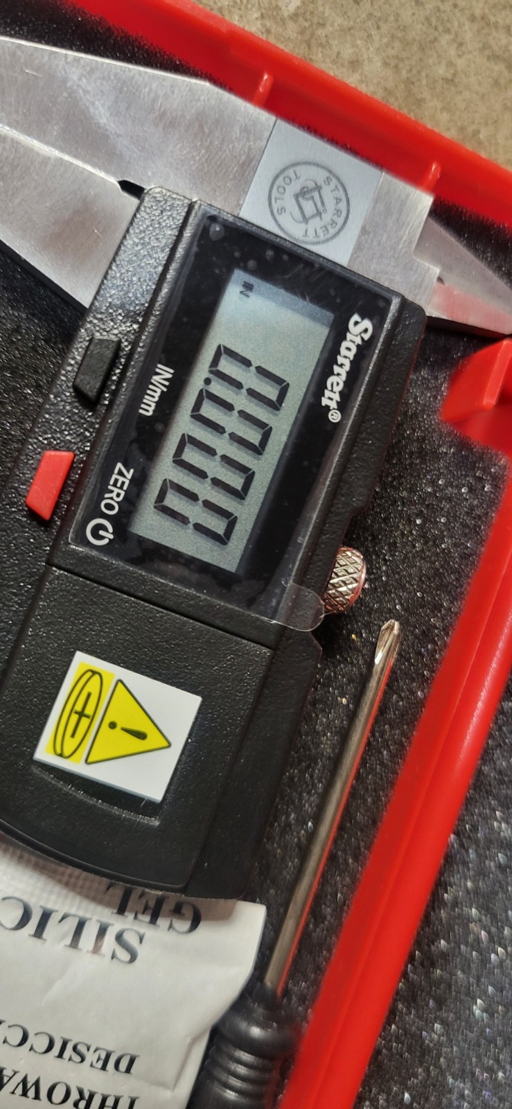 Starrett EC799A-6/150 Electronic Caliper 0-6 Inch Range .0005 Inch Resolution