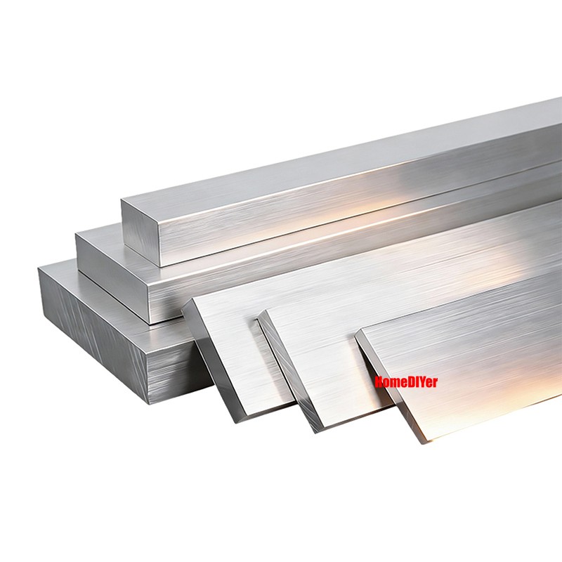 Aluminium Flat Bar Strips Metal 100mm /300mm Length 8mm-50mm Thick Cut To Sizes