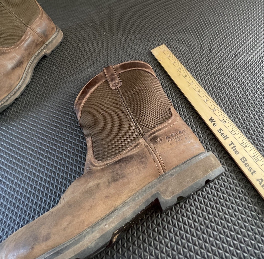 Ariat Work Men’s Western Boot Steel Work Boot, Round Toe, Sz 12EE, Brown