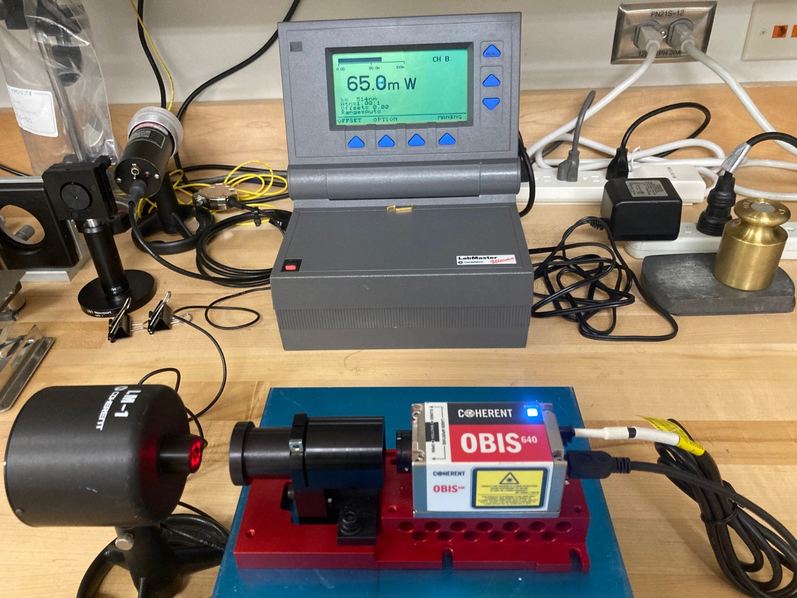 Coherent OBIS LX 640-100C laser – 100% tested condition! 588 hours complete !