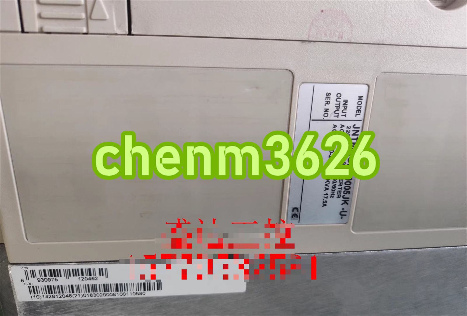1PC USED Inverter 7200MA 4KW 220V JNTMBGBB0005JK-U- #YY