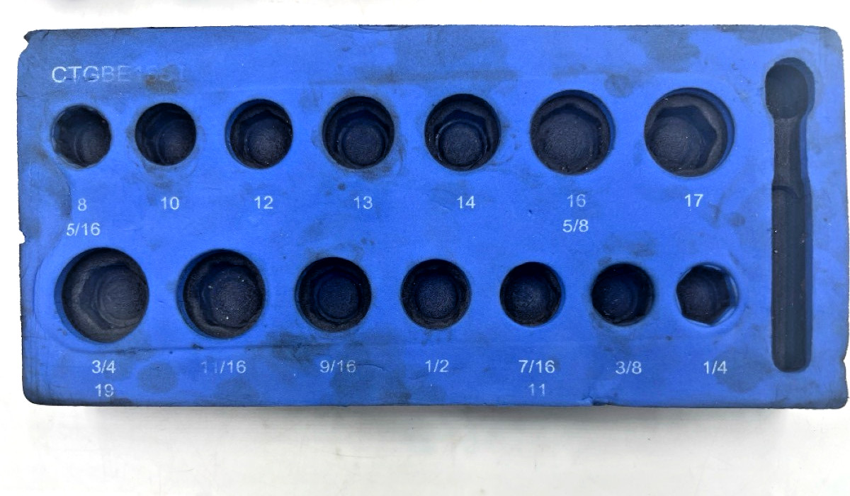 Cornwell Tools CTGBE15ST – 15 Piece 3/8″ Drive Bolt Extractor Set (EL1129552)