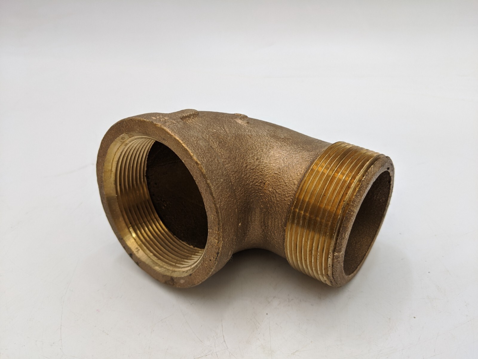 FNW Low Lead Compliant Bronze 90Deg Elbow Street Fitting 2″ NPT Threaded M F