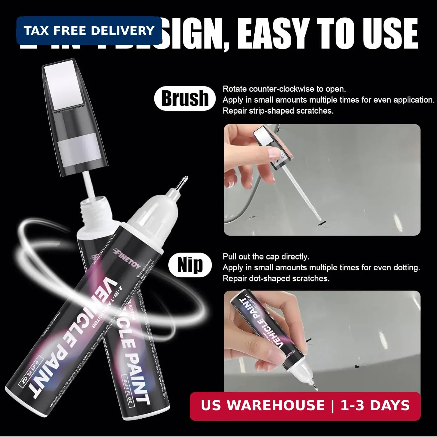 GNT/WA170H Radiant Red Tintcoat Touch Up Paint for Chevrolet, Car Scratch Repair