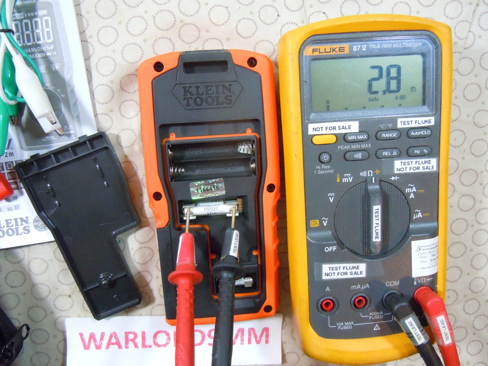 KLEIN TOOLS MM450 TRMS MULTIMETER WITH ACCESSORIES + KLEIN CASE – 0208304.