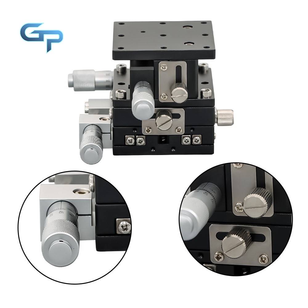 XYZ 3 Axis Linear Stage Trimming Platform Bearing Tuning Sliding Table