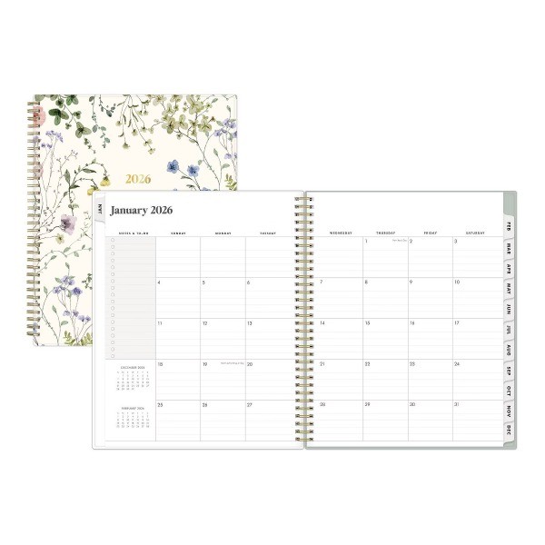2026 Weekly/Monthly Planner 8.5"x11" Poetry