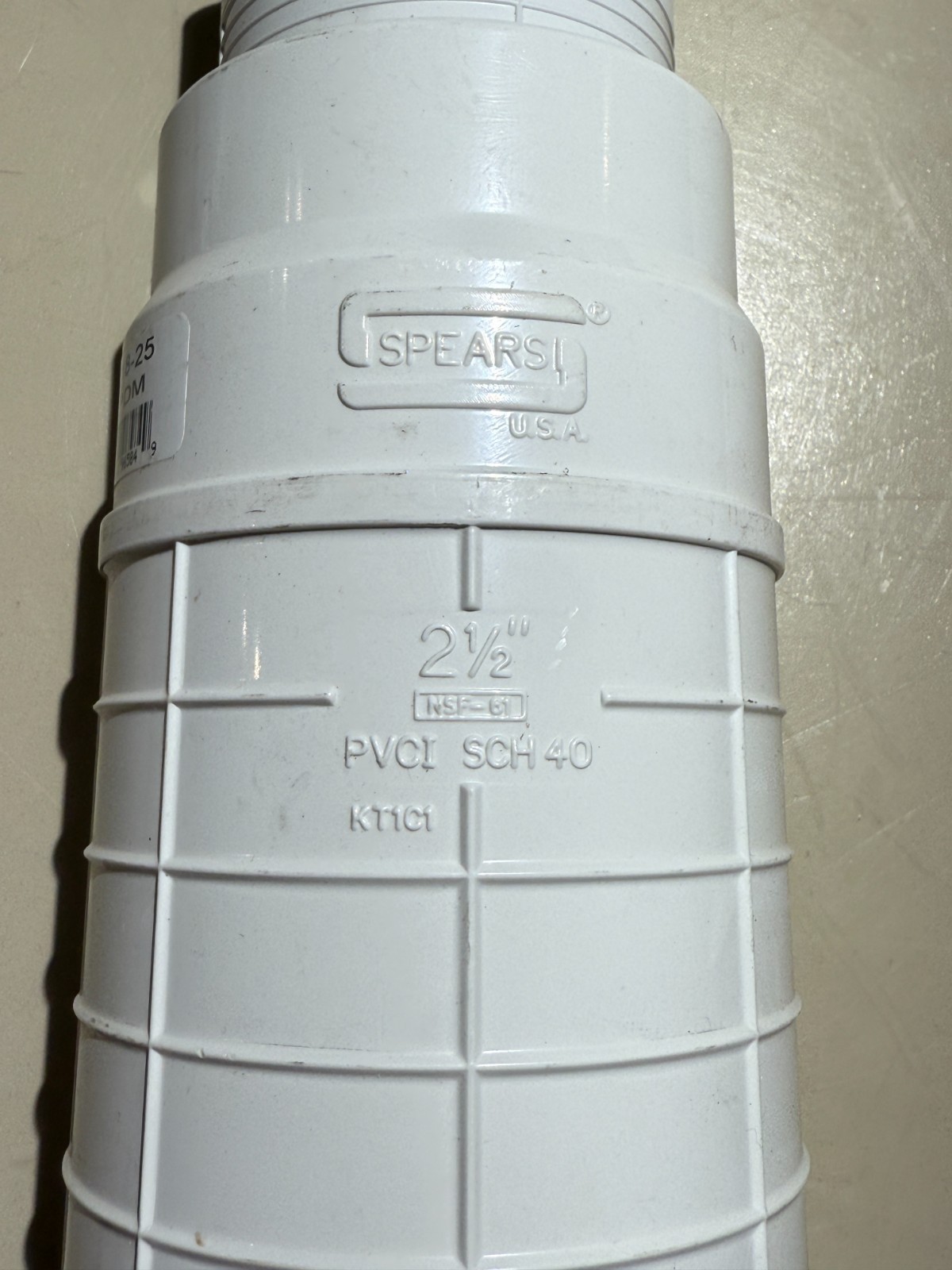 Spears S118-30 EPDM Repair Coupling 2-1/2″ Spigot x Socket
