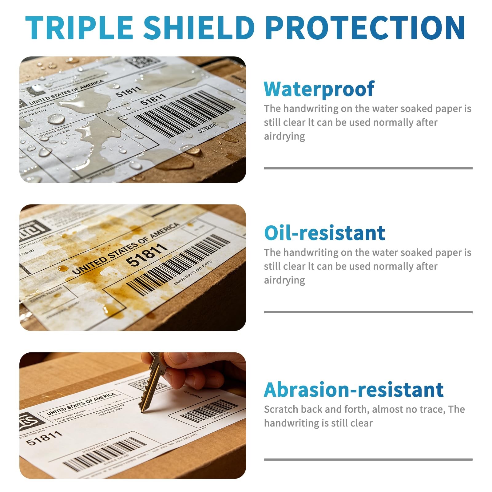 9527 Product Fanfold 4 x 6 Direct Thermal Labels 1 Stacks | 500 Labels, White
