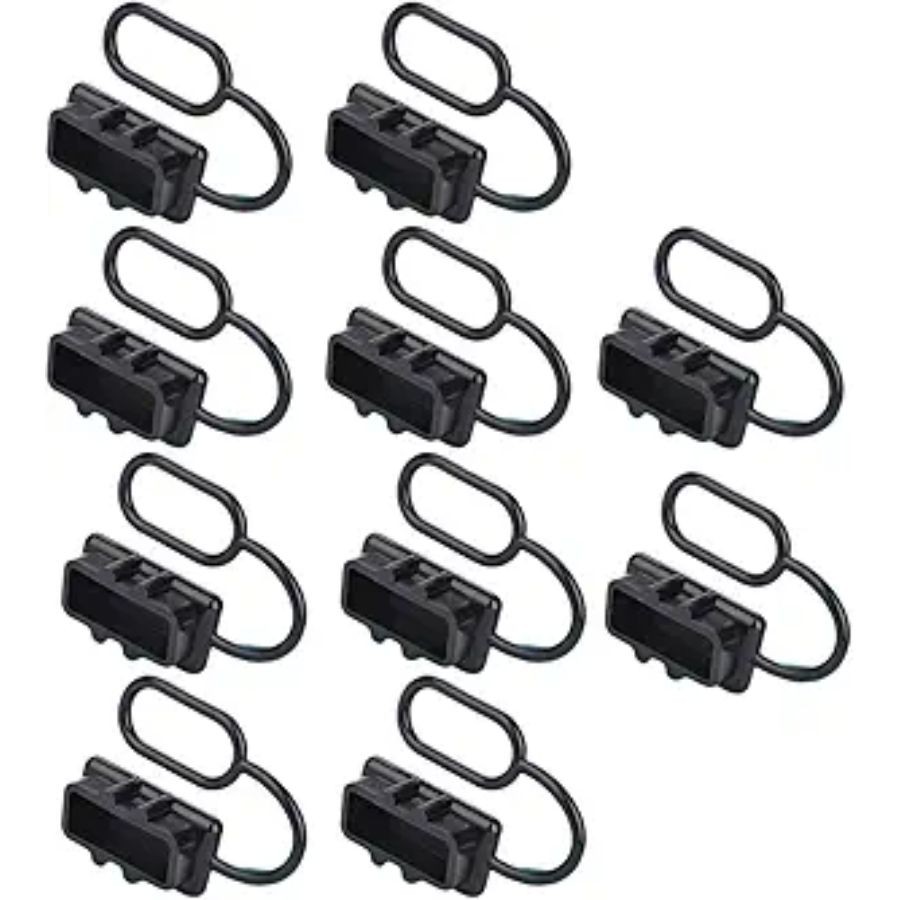 10Pcs Dust Water Resistant Connector Cap for Plug Cover Style Connectors 50AMP B
