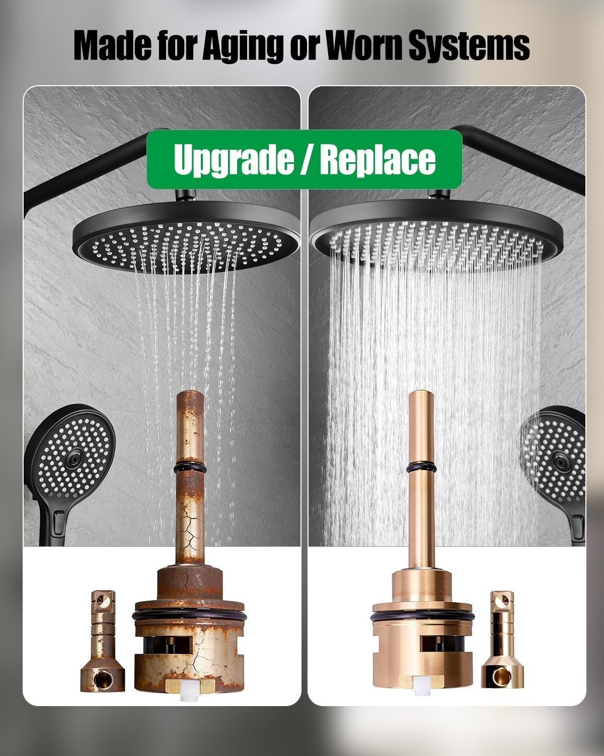 Diverter Cartridge Replacement for R11000 R22000 Brass Three Setting Design