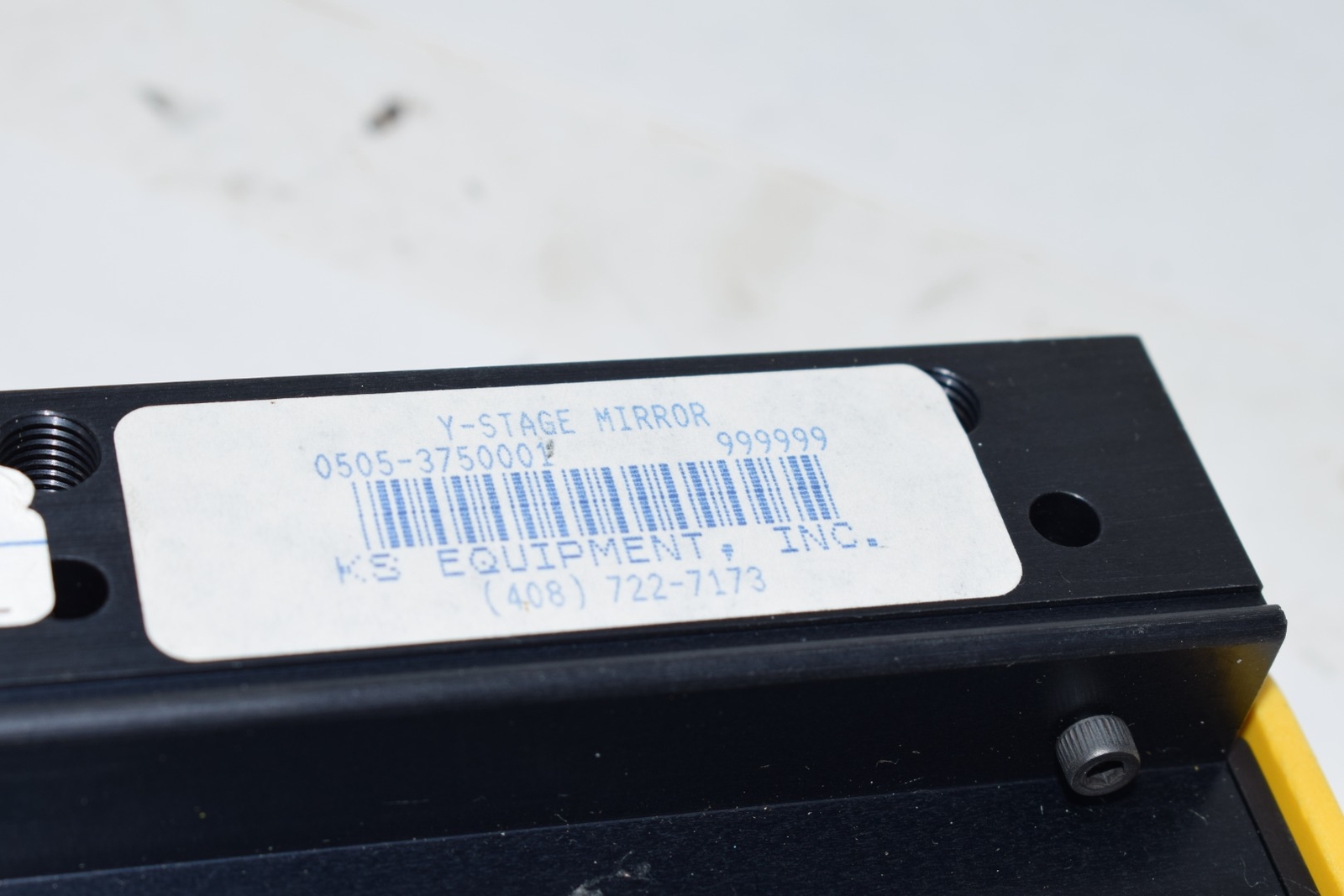 Ultratech Stepper Y-Stage Mirror Optical 233-1890-31 0505-3750001