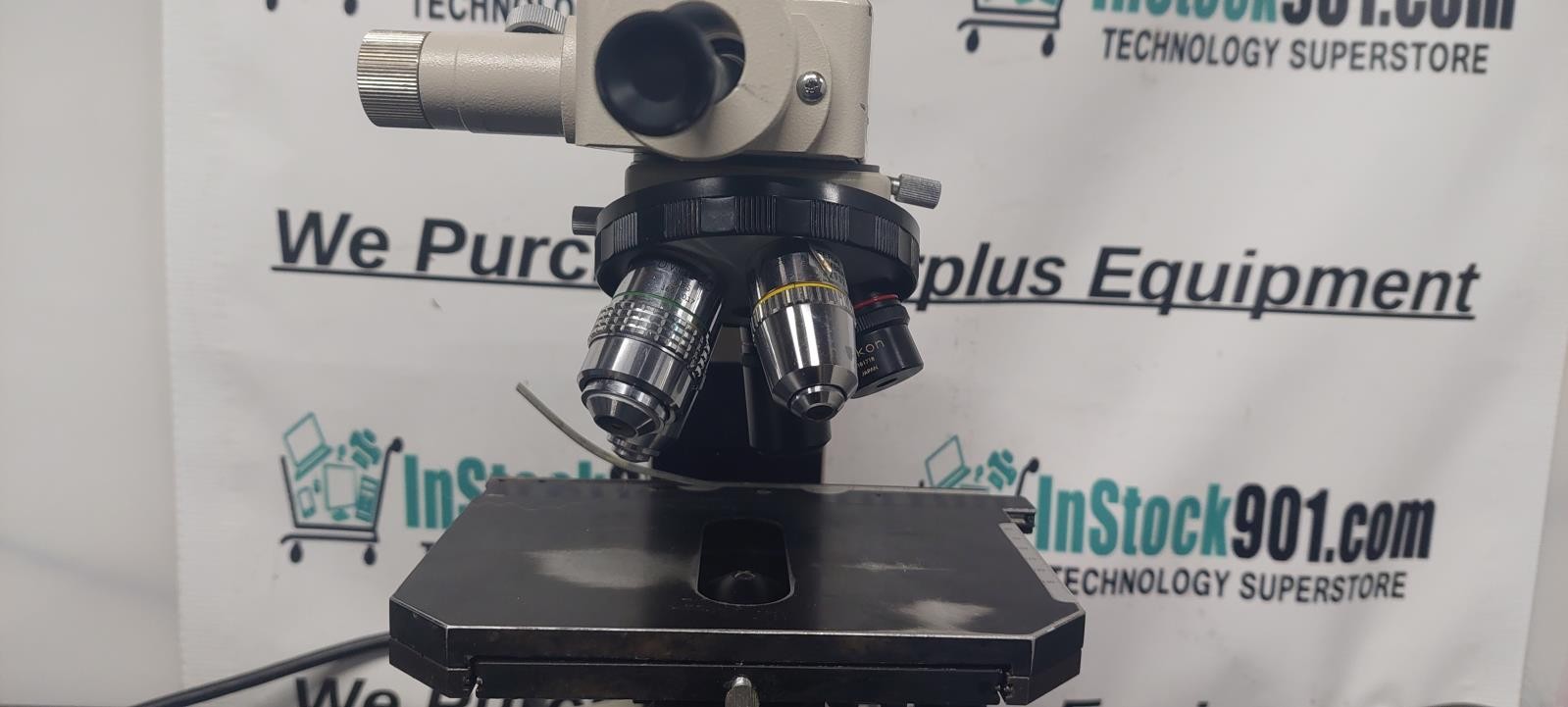 Nikon Optiphot Microscope w/ 6 Objectives
