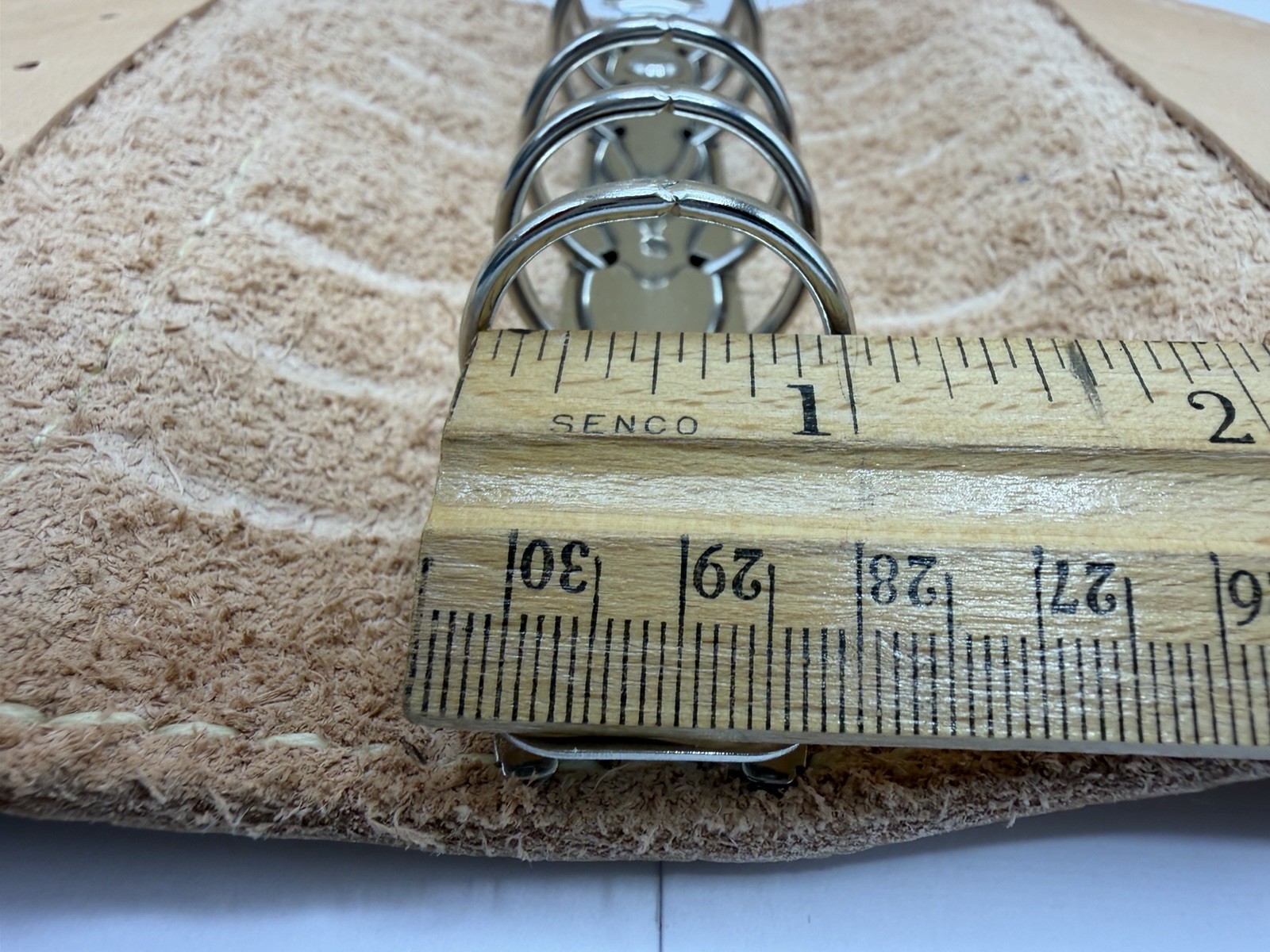 Love Paper Plan Personal Size Leather Planner 25mm Rings Natural Veg Tan