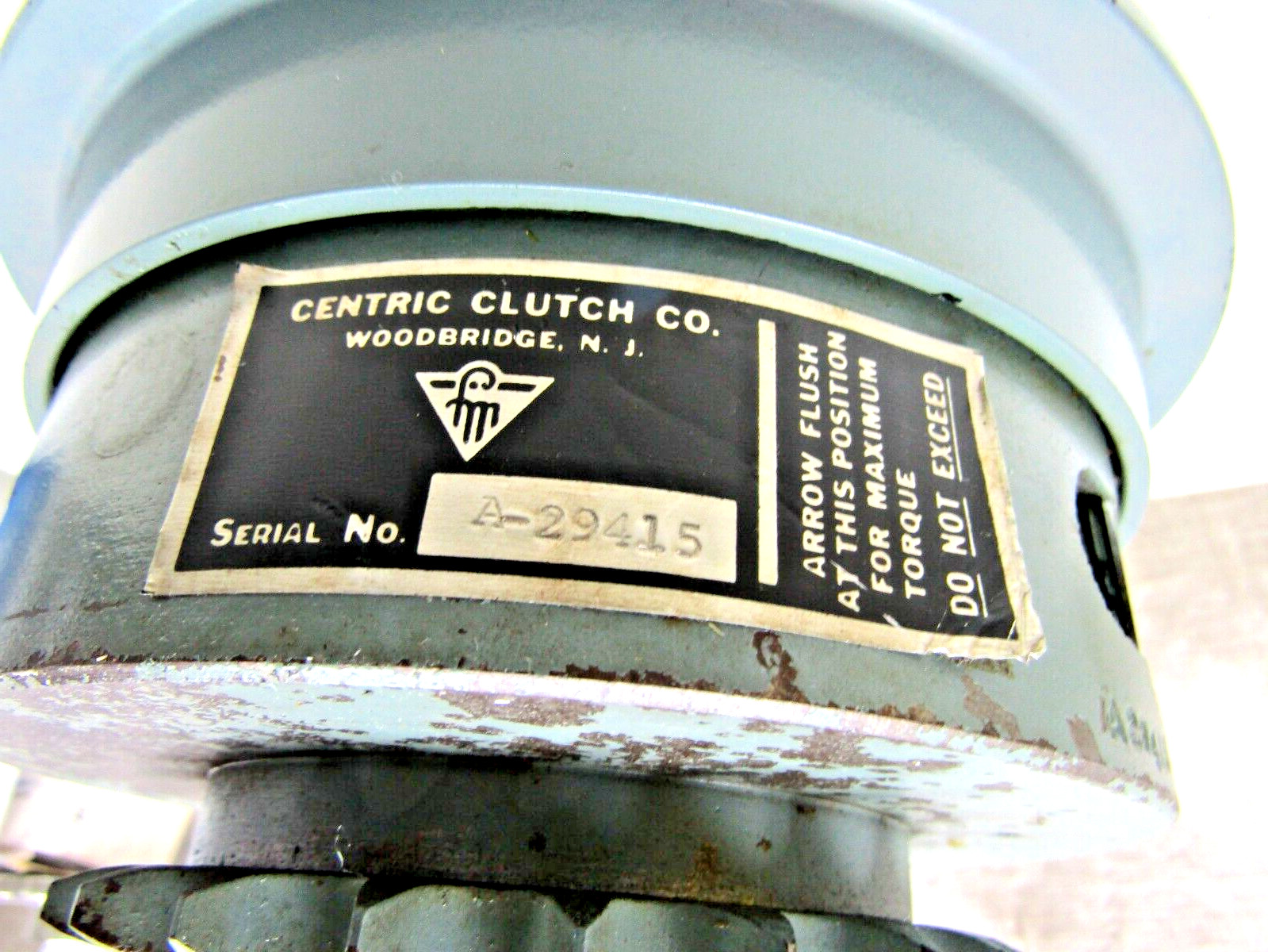 Boston Gear Centric Clutch Model F 300 In/Lbs 1-1/8″ Keyed Bore Over Load Clutch