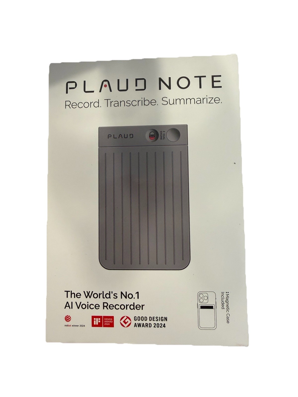 PLAUD – Note Smart AI Voice/Audio Recorder – Starlight Sealed