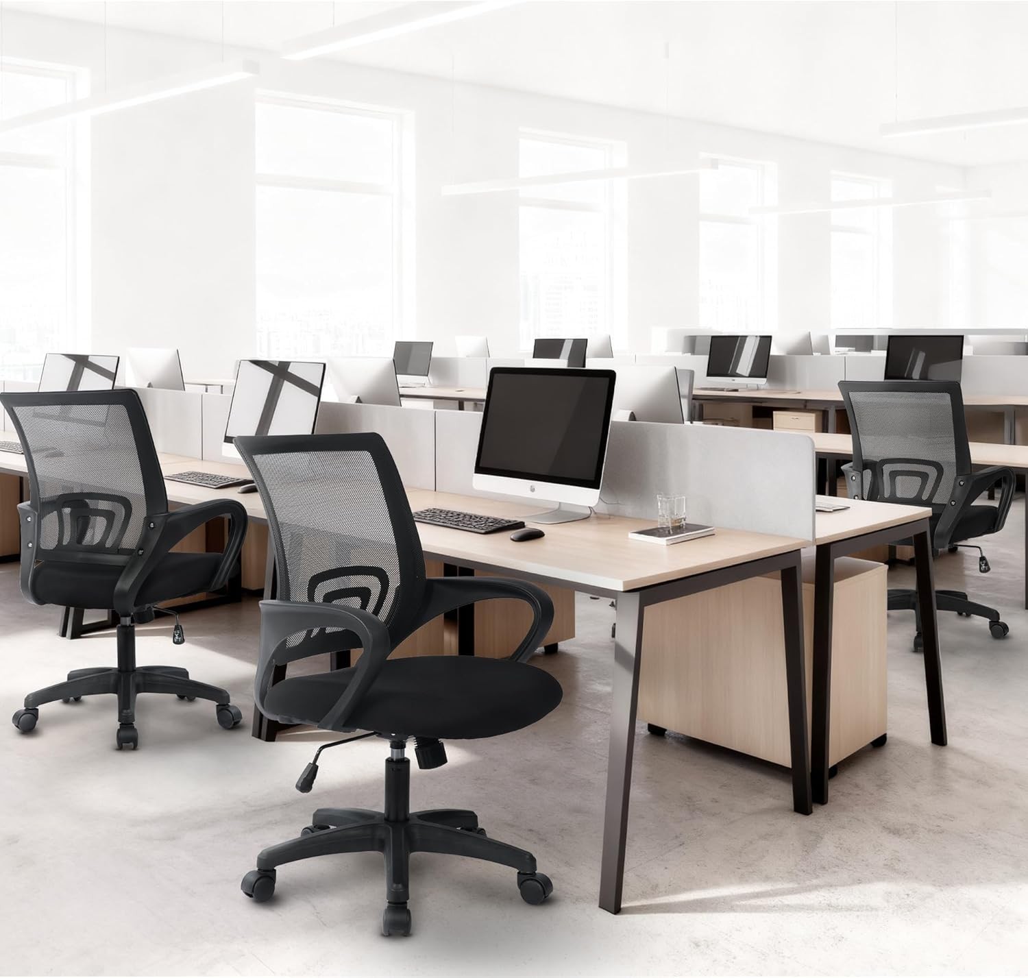 Ergonomic Mesh Chair with 360° Swivel & Height Adjustment for Any Room