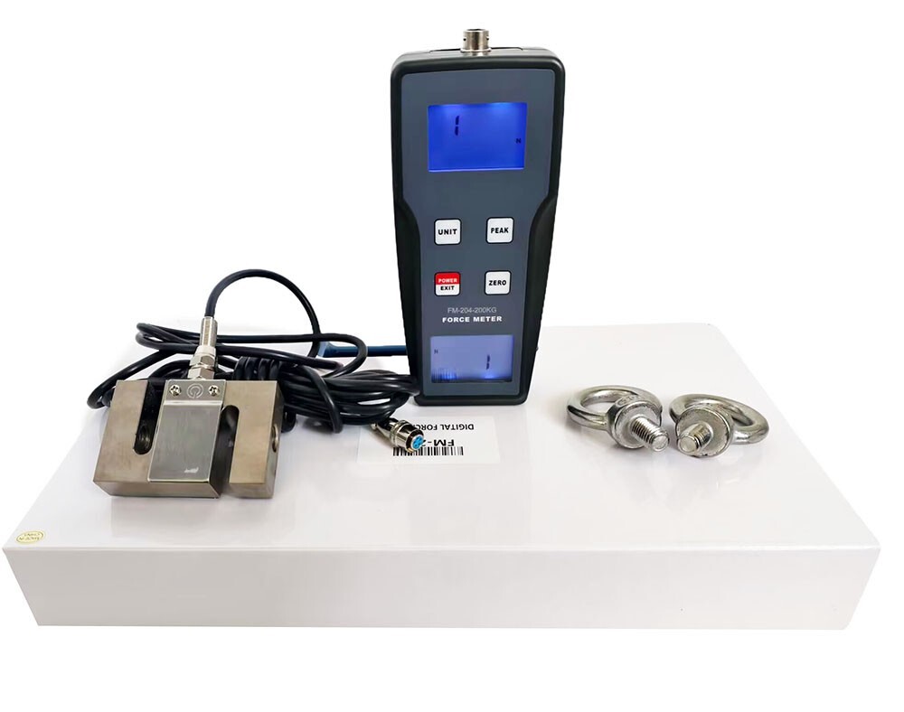 Digital Force Gauge Push Pull Force Meter With External Sensor ±200kgf ±1960N