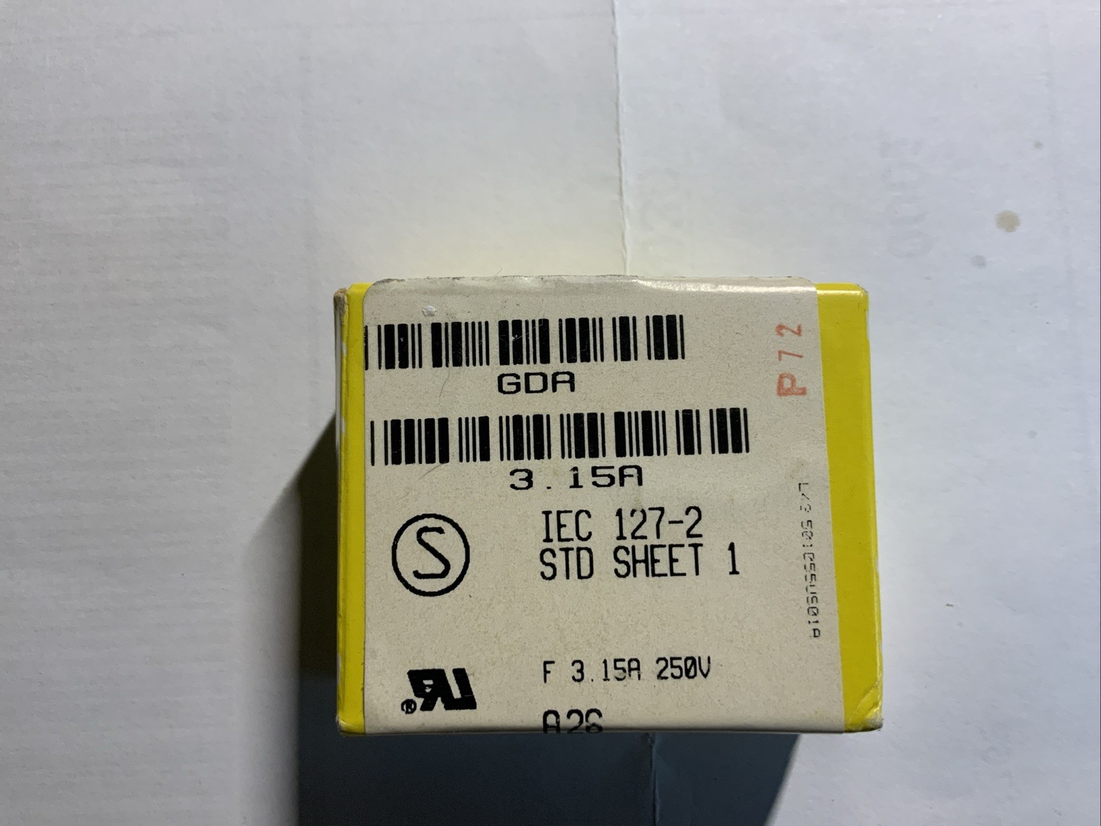 GDA-3.15A Bussmann Fuses Lot of 5 New Original Box Have 100 Pcs